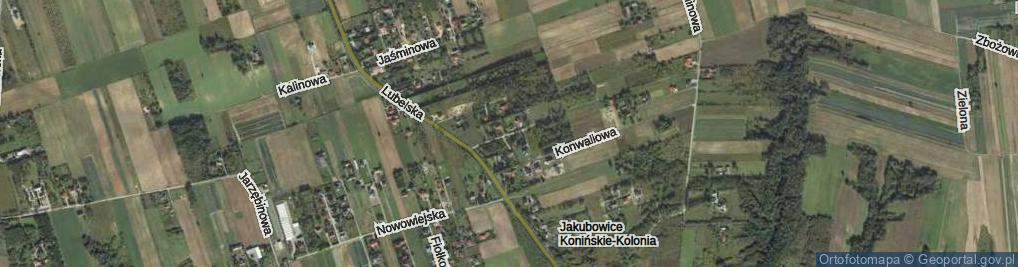 Zdjęcie satelitarne Wichrowe Wzgórze ul.